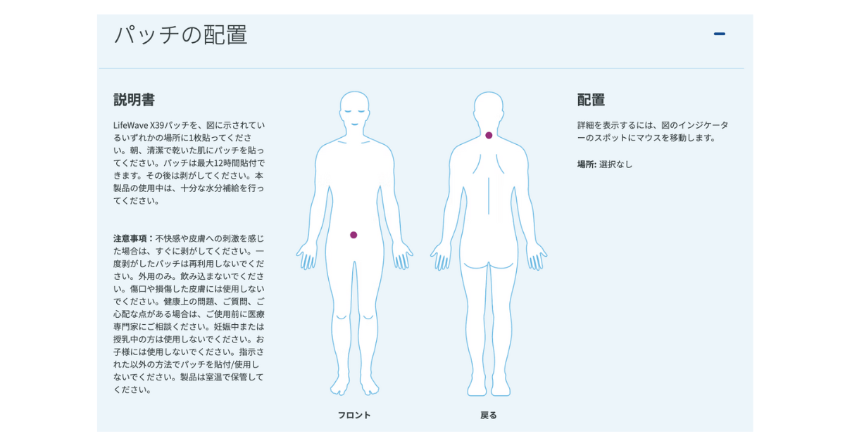 パッチの使用法